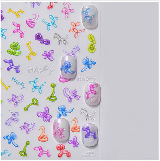 Jelly Body Nail Decal Decoration