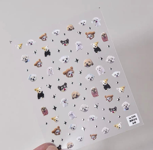 Puppy Nail Sticker