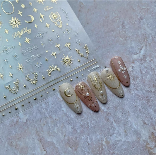 Star Series Nail Sticker Decoration