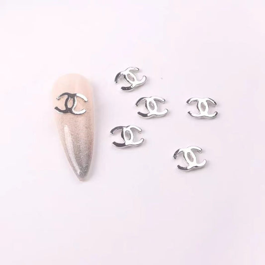 Luxury Designer Logo Nail Charms