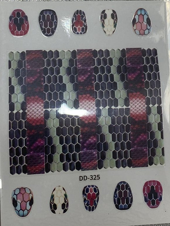 3D Luxury Designer LOGO Nail Stickers -Collection