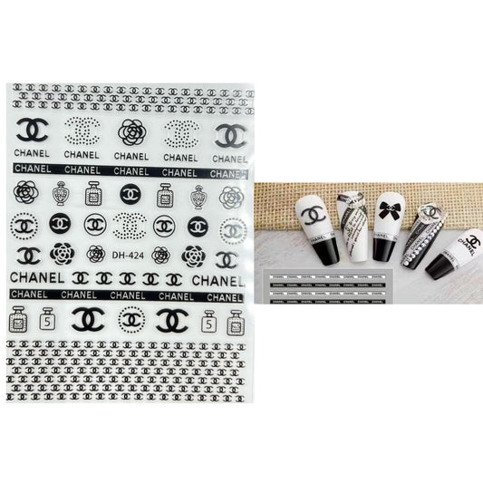 3D LOGO Nail Sticker