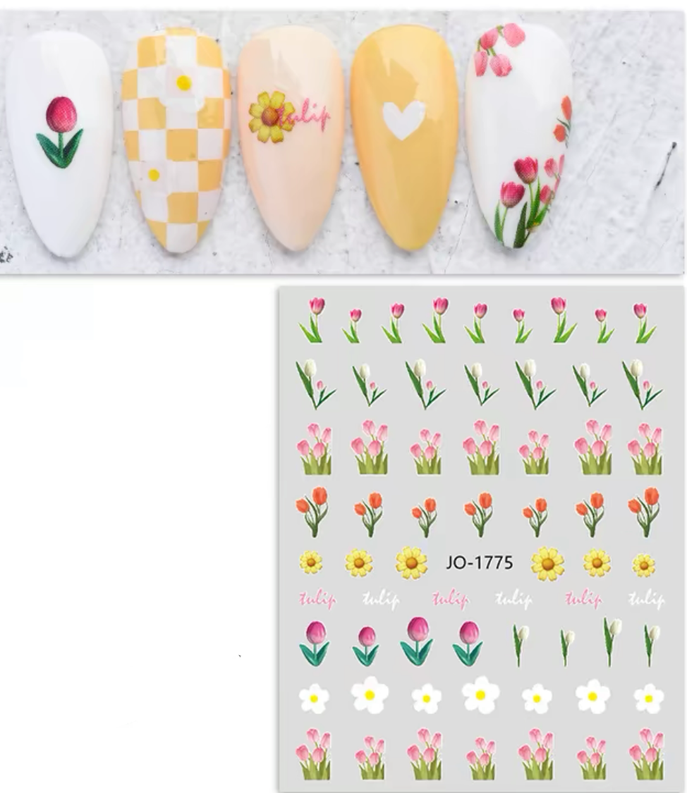 Flower Nail Sticker(JO)