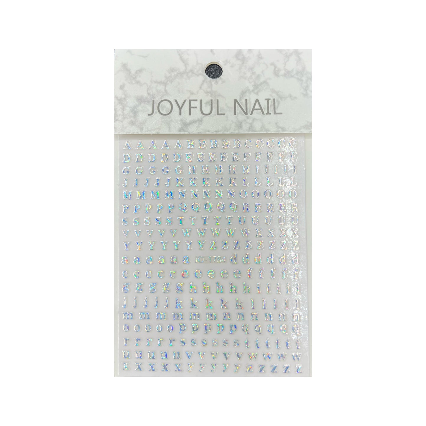 JO-Alphabet and Gothic Letter Nail Stickers