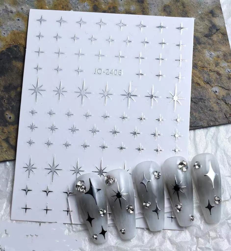 Stars and Moon Nail Stickers