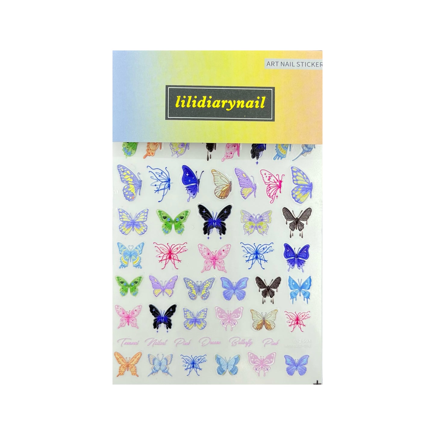 Butterfly Series Nail Sticker Decoration