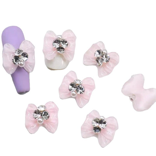 【D06】Resin Bow -Nail Art DIY