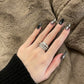 【R09】Ins Fashion Ring  -size adjustable