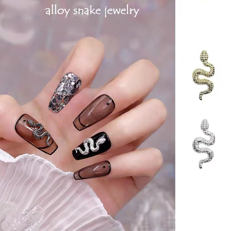 【D02&D03】Alloy  Snake -Nail Art DIY