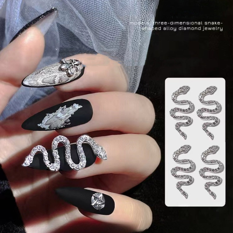 Snake Nail Charm 3D