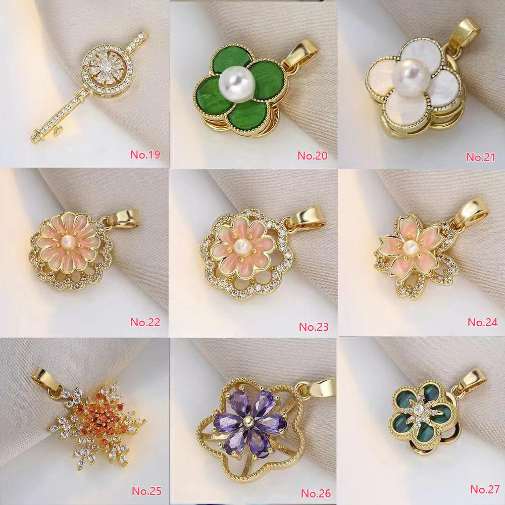 【N01】Lucky Fashion Neckless Charms-Write down the number you want in note