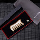 Yellow Ox Horn Seven-tooth Meridian Comb
